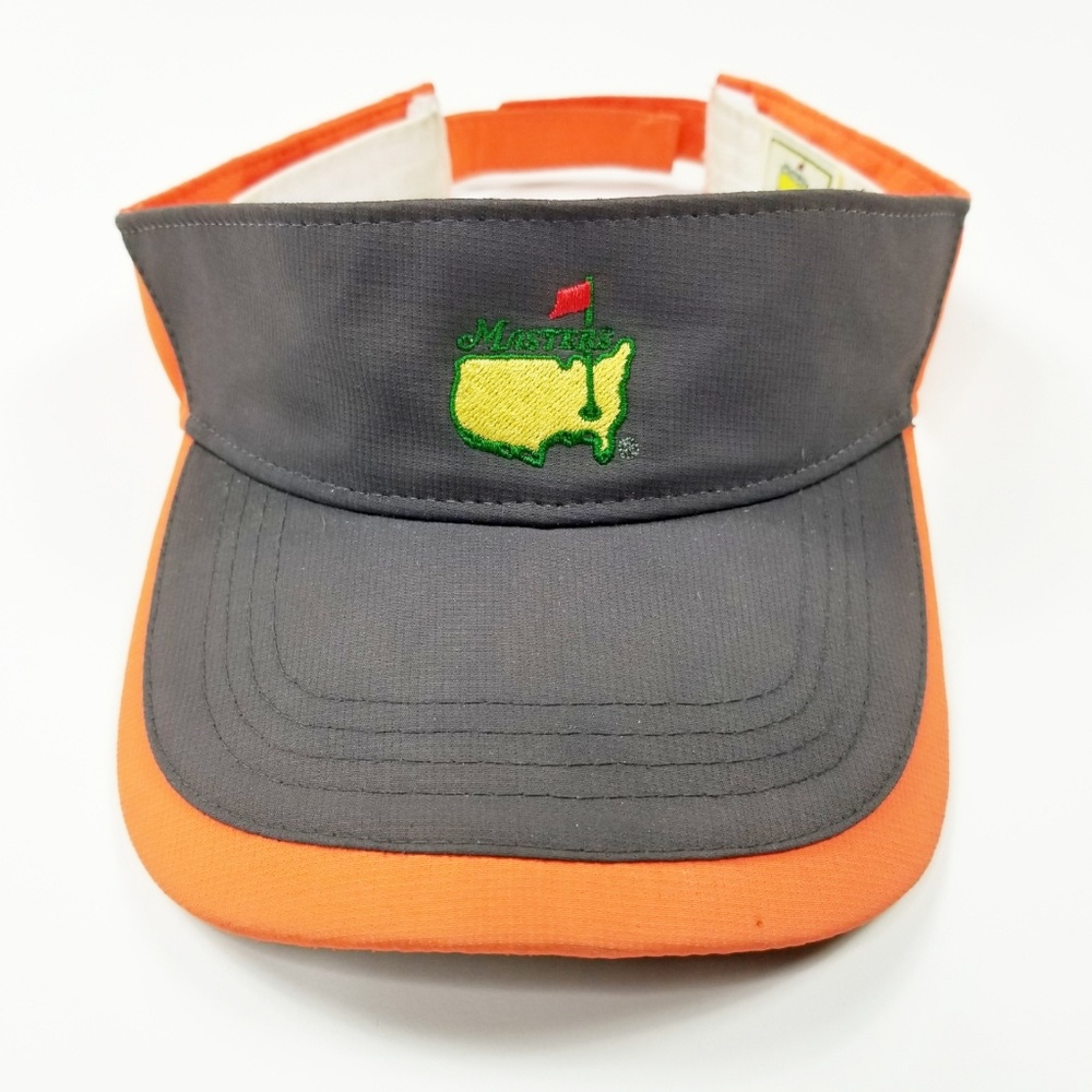 Masters Ahead USA Golf Orange Tournament Hat Visor